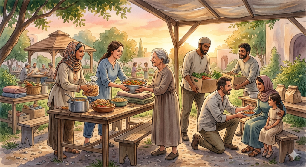 اسلام میں باہمی تعاون کی اہمیت اور اس کے فوائد gemini generated image 3wo3x33wo3x33wo3
